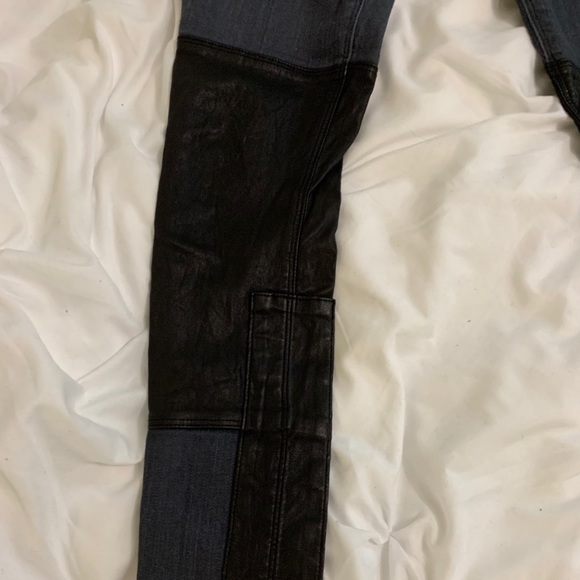 Hudson Jeans with leather detail - Picture 2 of 6